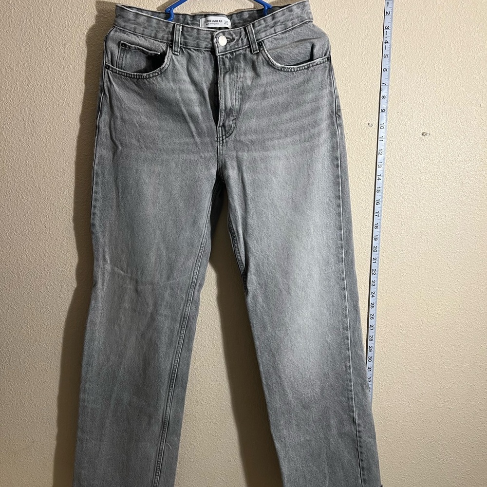 Pull&Bear Light Gray Denim Jeans